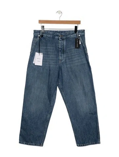 Pre-owned Bottega Veneta High-rise Wide Leg Jeans W/ Tags In Blue