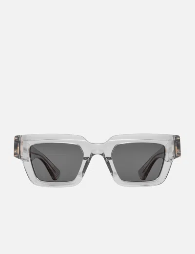 Bottega Veneta Hinge Acetate Square Sunglasses In Purple