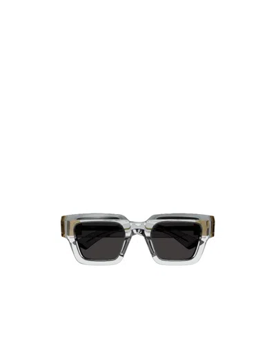 Bottega Veneta Hinge Square-frame Sunglasses In Black
