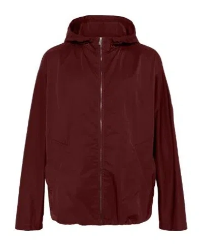 Bottega Veneta Hooded Casual Jacket In Brown