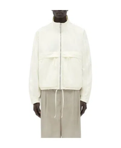 Bottega Veneta Tech Nylon Jacket In White