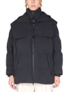 Bottega Veneta Women Hooded Down Jacket In Black