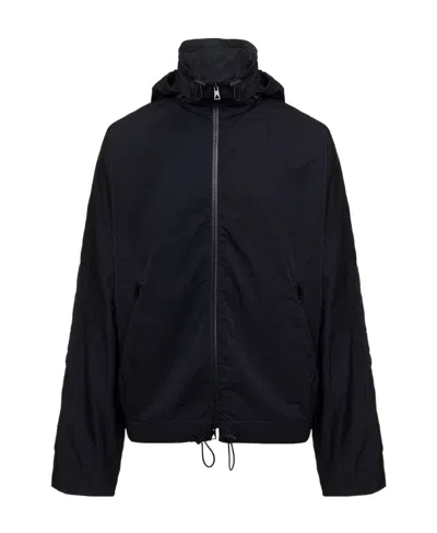 Bottega Veneta Hooded Jacket In Black