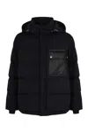 Bottega Veneta Hooded Short Down Jacket In Black