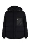 Bottega Veneta Hooded Short Down Jacket In Black