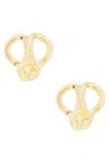 Bottega Veneta Hoop Earrings In Gold