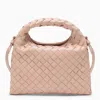 Bottega Veneta Pale Pink Mini Hop Crossbody Bag In Pink