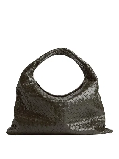 Bottega Veneta Hop Grande Tote In Marrón Claro