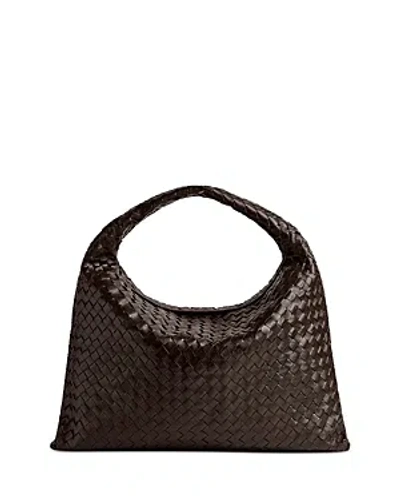 Bottega Veneta Large Hop Shoulder Bag In Fondant/gold