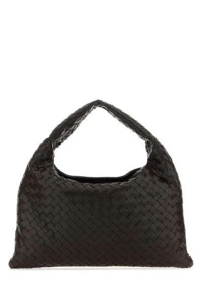 Bottega Veneta Hop Medium Shoulder Bag In Black
