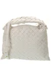 Bottega Veneta Small Leather Hop Cross-body Bag In White