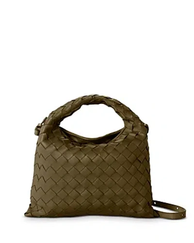 Bottega Veneta Hop Mini Shoulder Bag In Green