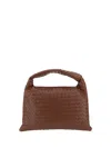 Bottega Veneta Small Hop Intrecciato Suede Hobo Bag