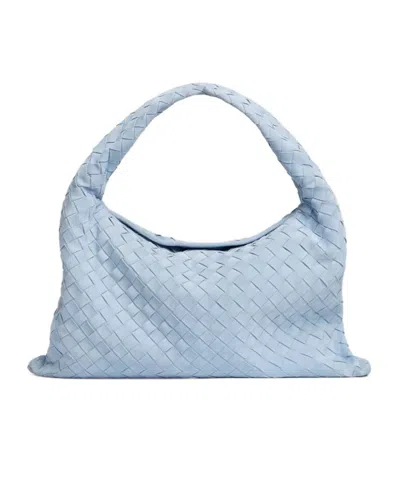 Bottega Veneta Hop Shoulder Bag In Blue