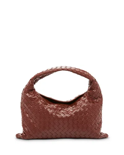 BOTTEGA VENETA HOP INTRECCIATO LEATHER SHOULDER BAG
