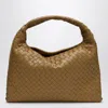 BOTTEGA VENETA HOP SHOULDER BAG SMALL DARK PRALINE