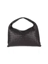 Bottega Veneta Large Leather Hop Shoulder Bag In Brown