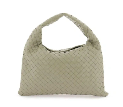 Bottega Veneta Hop Large Intrecciato Leather Tote In Green
