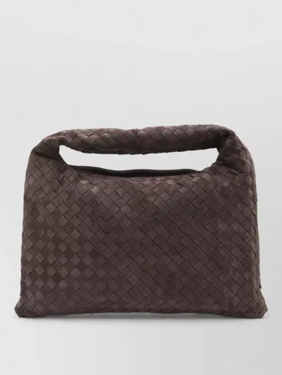 Bottega Veneta Hop Small Suede Clutch Bag