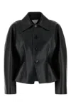 Bottega Veneta Hourglass Jkt 837573v5bx0 1000 In Black