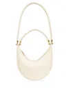 Bottega Veneta Small Hula Hoop Leather Shoulder Bag In Beige