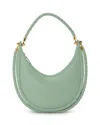 Bottega Veneta Hula Hoop Shoulder Bag In 3401 New Sauge-m Brass