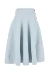 Bottega Veneta Hw Wo Boucle Knit Skirt 812471v4wq0 4033 In Multi
