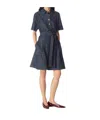 Bottega Veneta Jeanskleid Mit Indigo Waschung