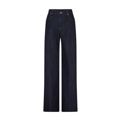 Bottega Veneta Indigo Palazzo Jeans In Blue