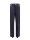 Bottega Veneta Indigo Soft Palazzo Jeans In Blue