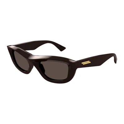 Bottega Veneta Injectate Brown Sunglasses