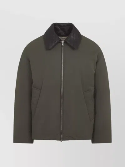 BOTTEGA VENETA INSULATED JACKET WITH QUILTED COLLAR AND POCKETS