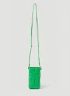 Bottega Veneta Interccio Phone Pouch In Green