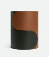 Bottega Veneta Interlocking Korb In Amber/dark Green