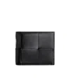 Bottega Veneta Intrecciato Passport Holder In Black