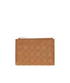 Bottega Veneta Interwoven Detail Purse In Brown