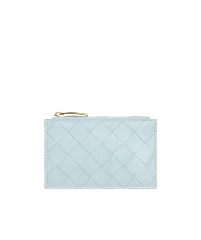 Bottega Veneta Interwoven Detail Wallet In White