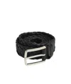 Bottega Veneta Intraccio Cabat Belt In Black