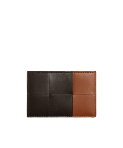 Bottega Veneta Intraccio Card Credit Card Holder In Black