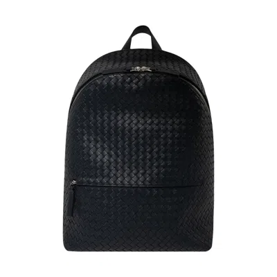 Pre-owned Bottega Veneta Intrecciato 1975 Backpack 'black/silver' | Men's Size Onesize