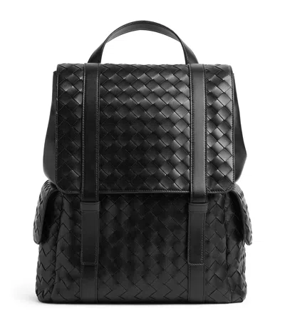 Bottega Veneta Intrecciato Back-to-school Backpack In Grey