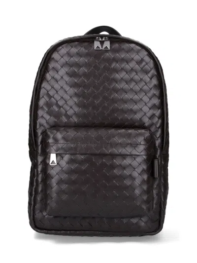 Bottega Veneta 'intrecciato' Backpack In Brown