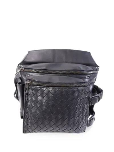 Bottega Veneta Intrecciato Belt Bag In Black
