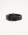 Bottega Veneta Intrecciato Belt In Black