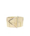 Bottega Veneta Intrecciato Belt In Neutral
