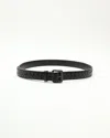 Bottega Veneta Intrecciato Belt, Size 100 In Black