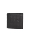 Bottega Veneta Intrecciato Bi-fold Leather Wallet In Black