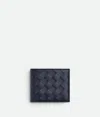 Bottega Veneta Piccolo Bi-fold Wallet In Intrecciato Leather