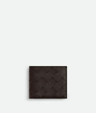 Bottega Veneta Intrecciato Bi-fold Wallet With Coin Purse In Brown