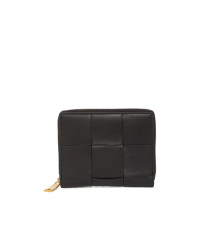 Bottega Veneta Intrecciato Bi-fold Wallet In Multicolor